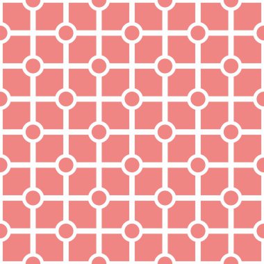 Döşeme vektör pastel pembe ve beyaz deseni veya basit geometrik arka plan duvar kağıdı