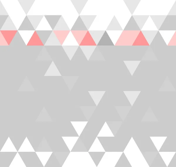 与平面的灰色、 粉红色和白色三角背景平铺矢量模式 — 图库矢量图片