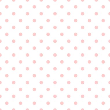 Pembe lekeli beyaz arka plan üzerinde döşeme vektör deseni