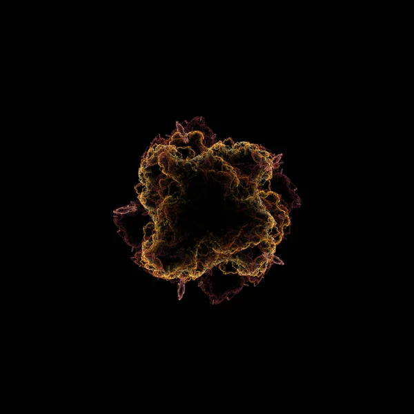 Siyah arka planda renkli ışık dumanı