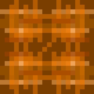 Kahverengi, turuncu ve bronz tonlarda dijital, tıkanmış ya da pikselsiz dikişsiz kamuflaj deseni içeren soyut geometrik doku. Çöl, toprak, sonbahar veya askeri temalı projeler için ideal.