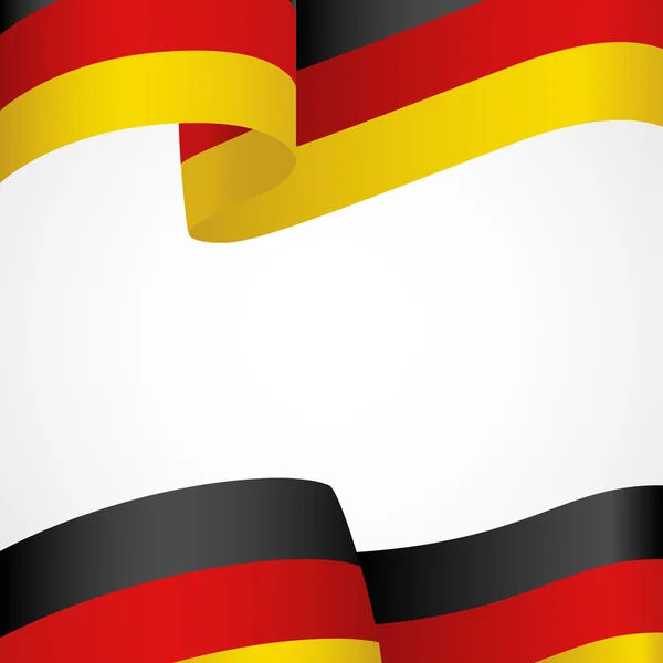 Decoración de la insignia de Alemania en blanco — Vector de stock