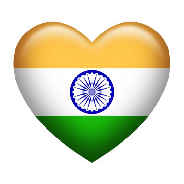 Hindistan Insignia kalp şekli