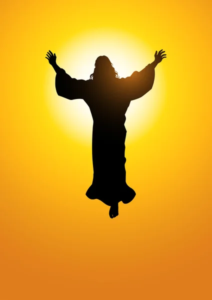 Ascensión de Jesucristo — Vector de stock