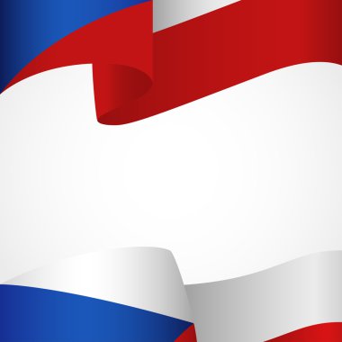 Çek Cumhuriyeti amblemi beyaz dekorasyon