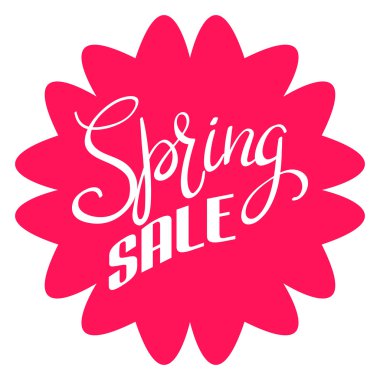 Bahar satış basit simgesi