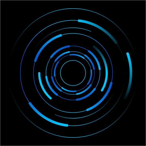 Abstract vector van blauwe cirkels — Stockvector