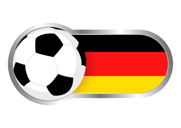 Germany Soccer Icon — Stock Vector