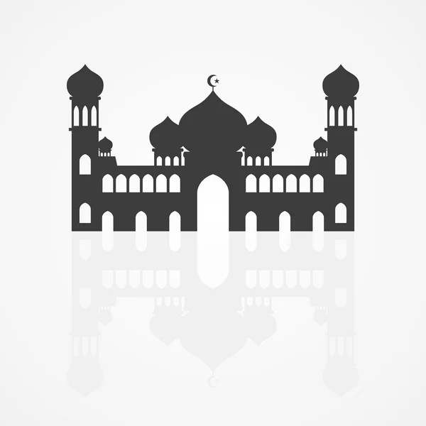 Illustration graphique d'une mosquée — Image vectorielle