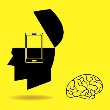 Bir akıllı telefon tarafından değiştirilen beyin