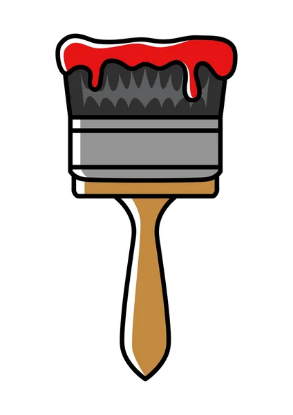 Paint Brush Icon — Stock Vector