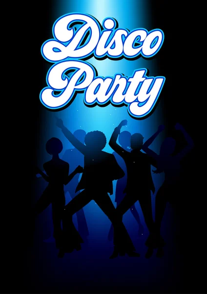 Disco Dancing People — Stock Vector