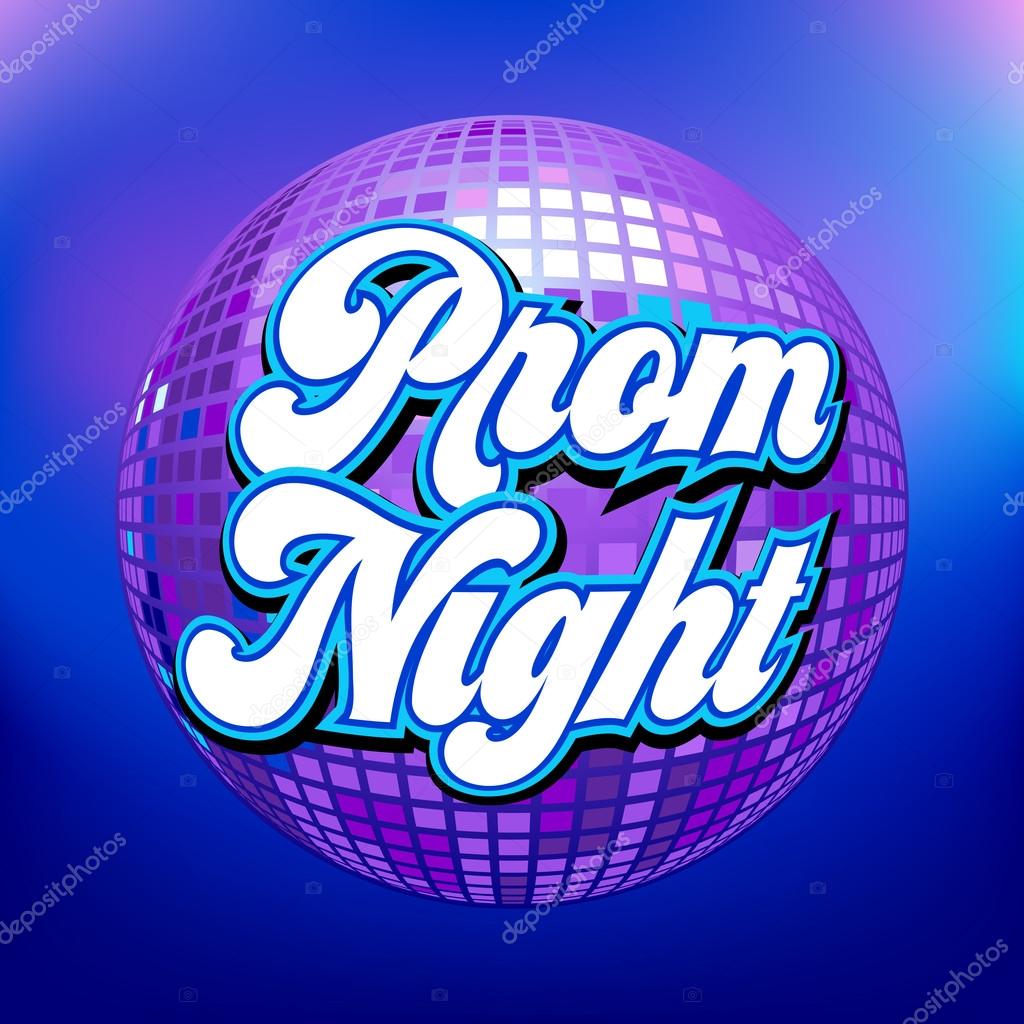 Prom night party background for poster or flyer