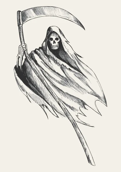 Grim Reaper — Stock Vector