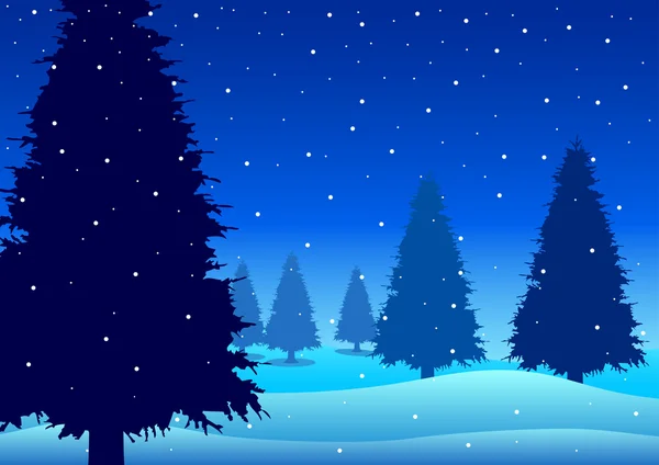 Wintertime — Stock Vector