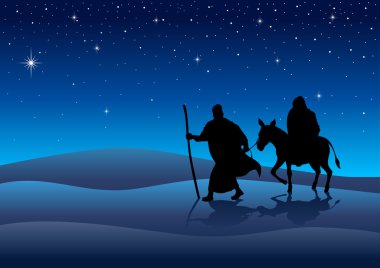 Journey To Bethlehem clipart