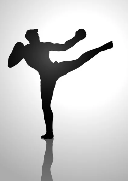 Kick boxer — Stockový vektor