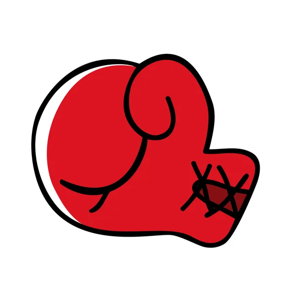 Boxhandschuh — Stockvektor