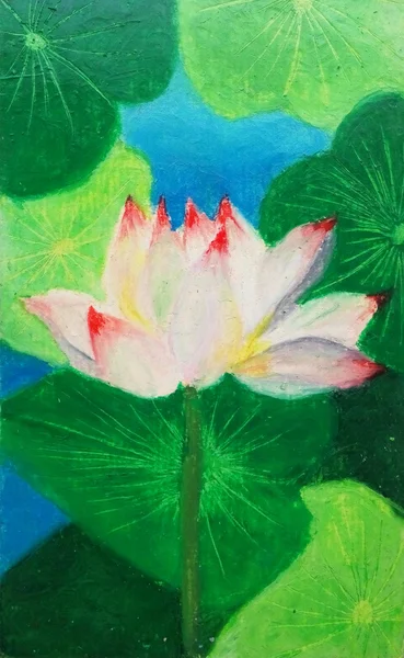 Water Lily Painting