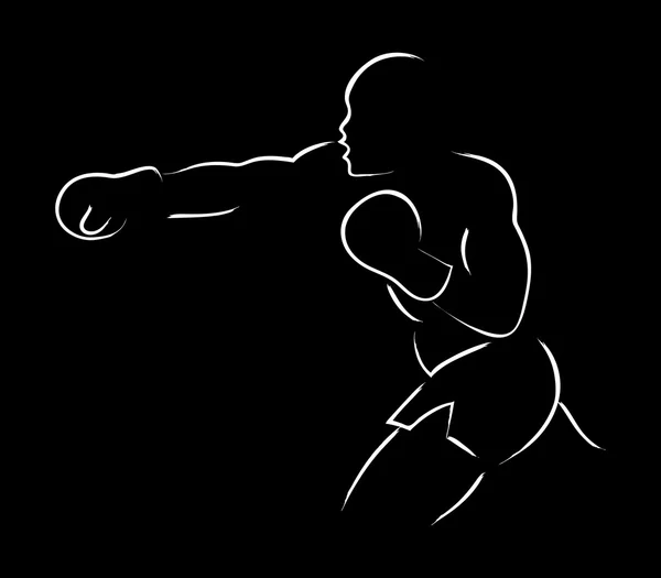 Boxe — Image vectorielle