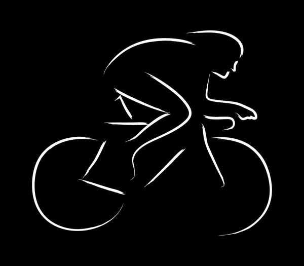 Cyclist — Stock Vector