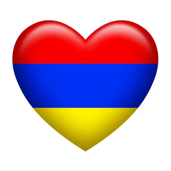 Armenia Insignia Forma de Corazón — Foto de Stock