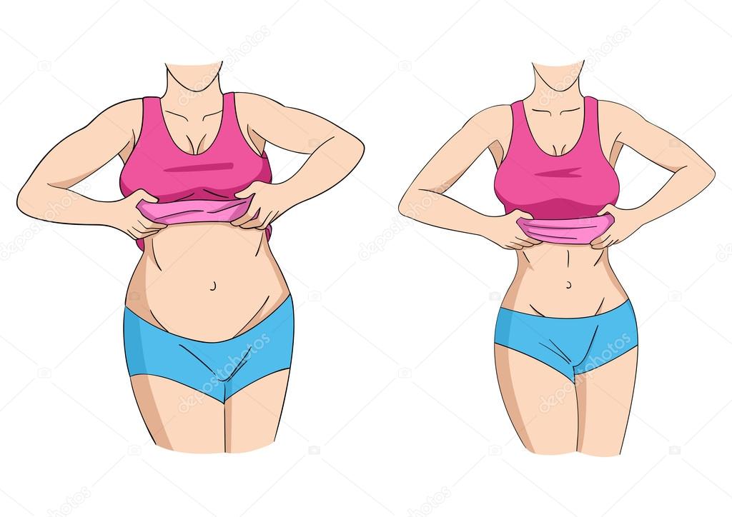 Fat And Fit Stock Vector Image by ©rudall30 #82857296 Fat And Fit Stock Vector Image by ©rudall30 #82857296