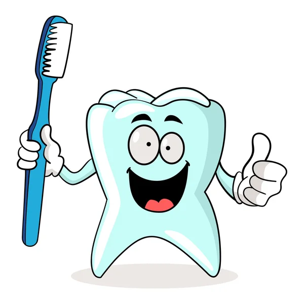 Кисть зубы — стоковый вектор