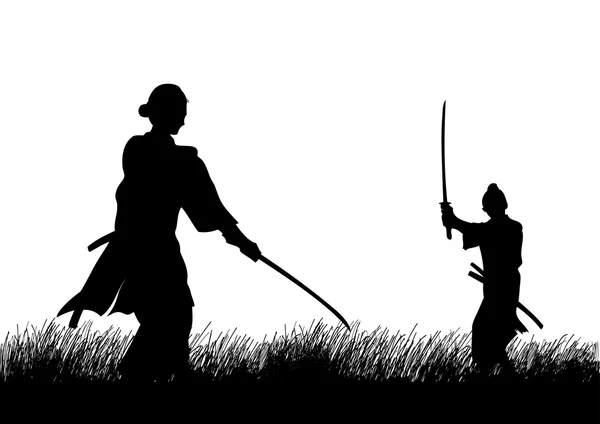 Prêt pour un duel — Image vectorielle