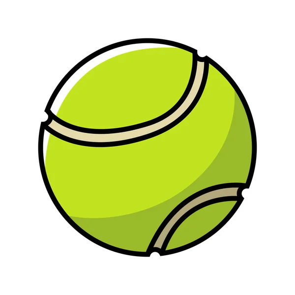 Pelota de tenis — Vector de stock