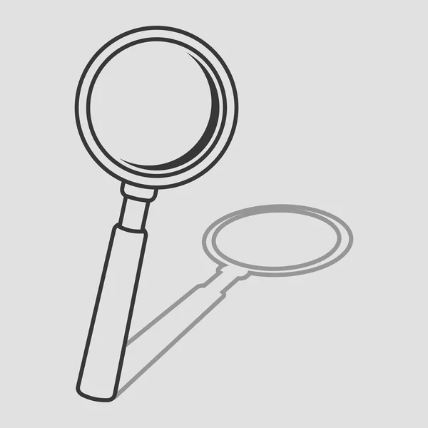 Magnifying Glass — Stock Vector