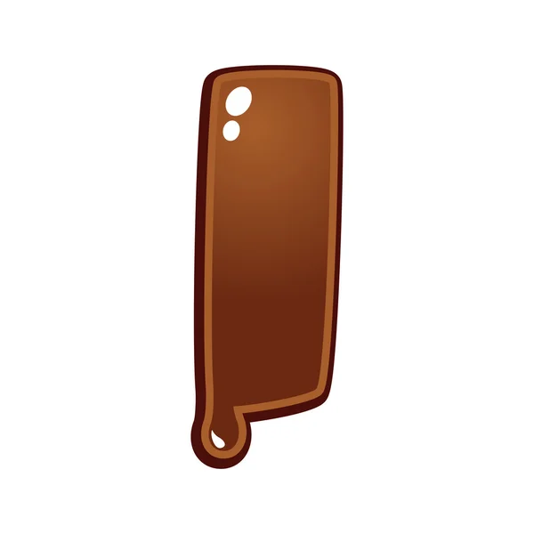 Chocolate Melt Font Type — Stock Vector