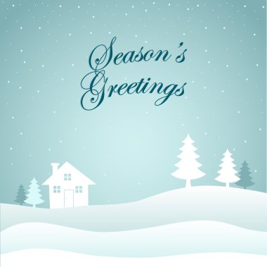 Merry christmas peyzaj