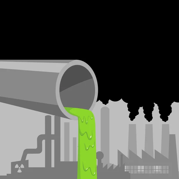 産業廃棄物管 — ストックベクタ