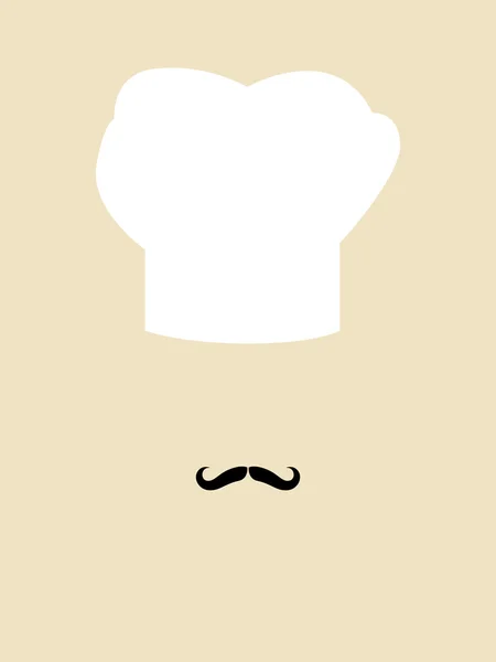 Eenvoudige chef-kok Avatar — Stockvector