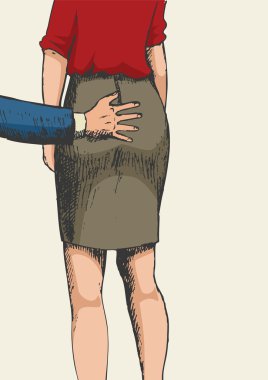 Sexual Harassment In Office clipart