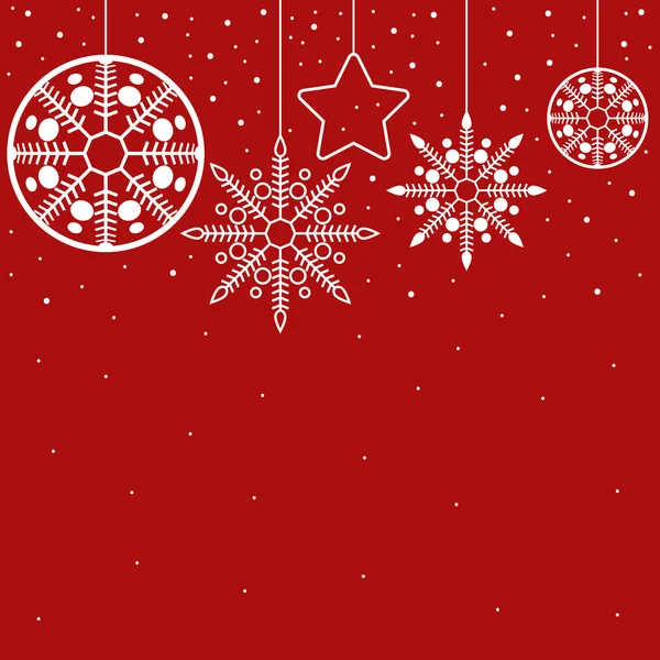 Graphique simple pour la décoration de Noël — Image vectorielle