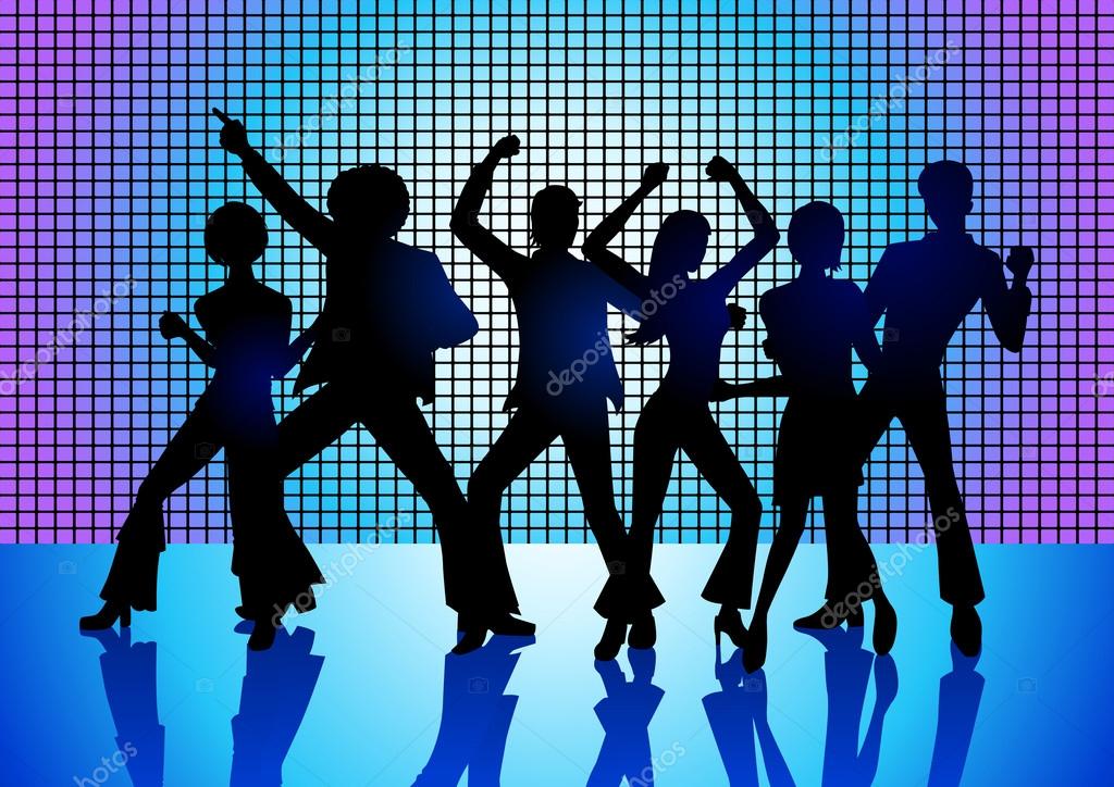People Disco Dancing — Stock Vector © Rudall30 92962806