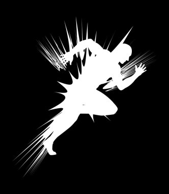 Bir sprinter çizimi 