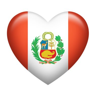 Peru Insignia kalp şekli