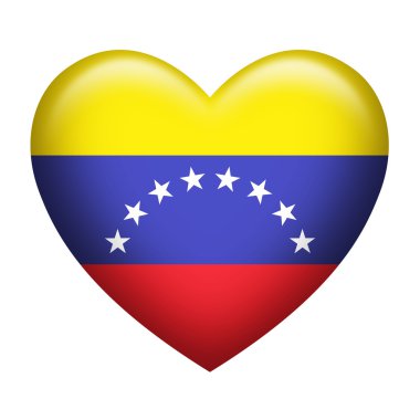 Venezuela Insignia kalp şekli