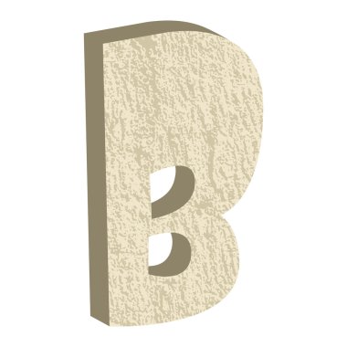 Yazı tipi kaya veya taş doku ile