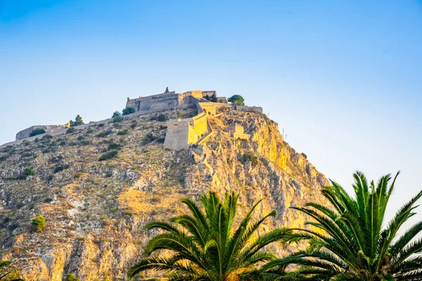 Yunanistan 'ın Nafplio kentindeki Palamidi Kalesinin Manzarası — Stok fotoğraf