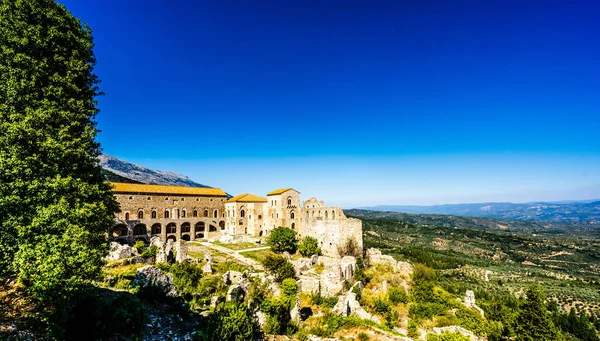 Palaces Despots Mystras Laconia Peloponnese Greece High Quality Photo — Stock Photo, Image