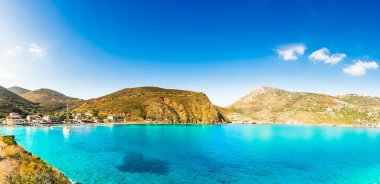 Porto Kagio Körfezi, Mani yarımadasının güneyinde, Mora, Lakonya, Yunanistan