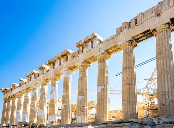 Akropolis Parthenon Temple, Aten Grekland — Stockfoto