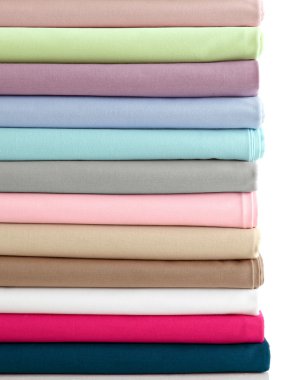 Colorful Fabric on White Background clipart
