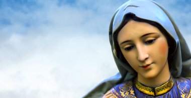 Virgin Mary mother of Jesus Christ clipart