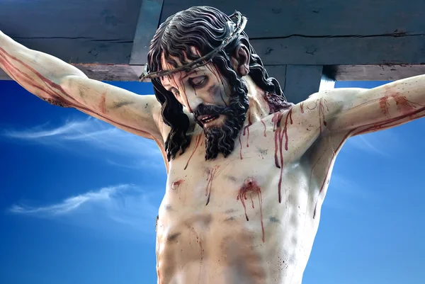 O Cristo crucificado — Fotografia de Stock