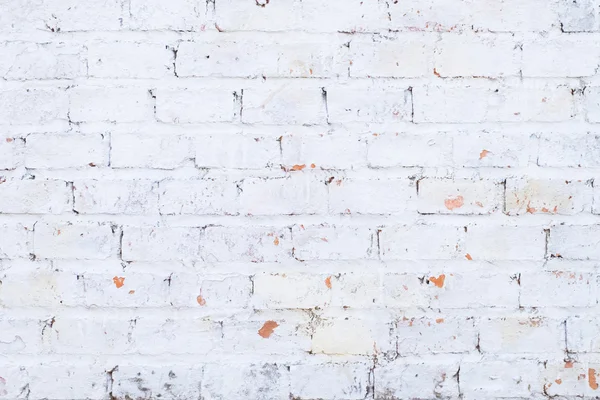 Bakgrund av gamla vita vintage tegelvägg — Stockfoto